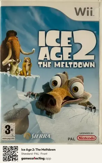 Ice Age 2: The Meltdown Nintendo Wii, PAL box front