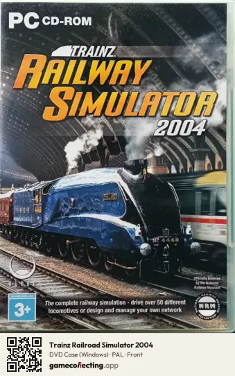 Trainz Railroad Simulator 2004 Computer, PAL box front
