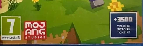 Minecraft, the PEGI square on its front