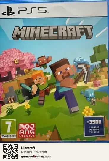 Minecraft PlayStation 5, PAL box front