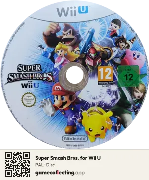 Super Smash Bros. for Wii U Nintendo Wii U, PAL disc