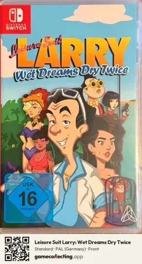 Leisure Suit Larry: Wet Dreams Dry Twice Nintendo Switch, Germany box front