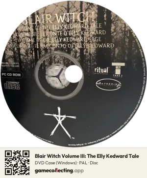 Blair Witch Volume III: The Elly Kedward Tale Computer, PAL disc