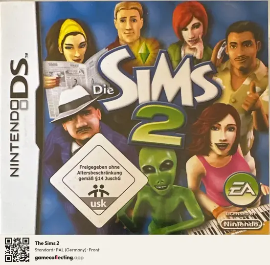 The Sims 2 Nintendo DS, Germany box front