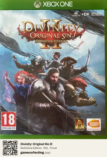 Divinity: Original Sin II Xbox One, PAL box front