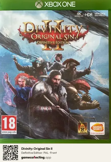 Divinity: Original Sin II Xbox One, PAL box front