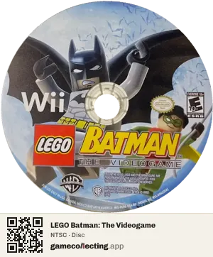 LEGO Batman: The Videogame Nintendo Wii, NTSC disc