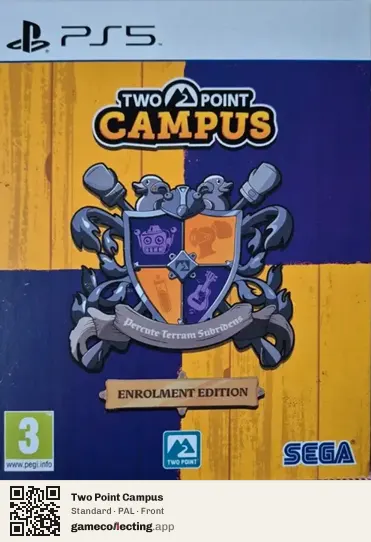 Two Point Campus PlayStation 5, PAL box front