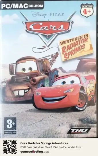Cars: Radiator Springs Adventures Computer, Netherlands box front
