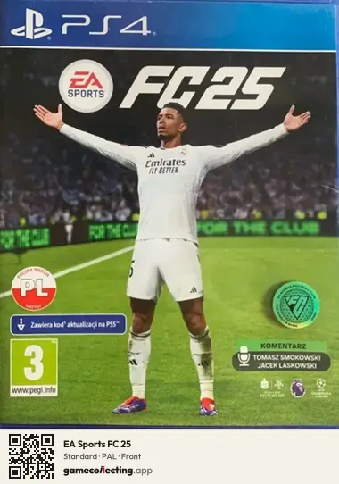 EA Sports FC 25 PlayStation 4, PAL box front