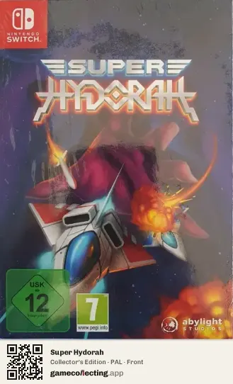 Super Hydorah Nintendo Switch, PAL box front