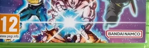 Dragon Ball: Sparking! Zero, the PEGI square on its front