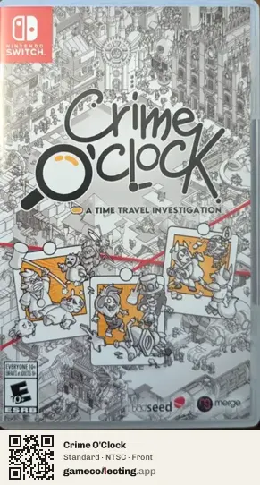 Crime O'Clock Nintendo Switch, NTSC box front