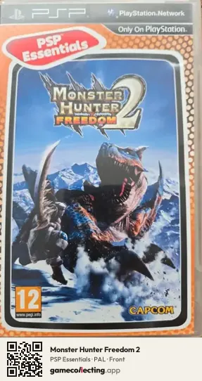 Monster Hunter Freedom 2 PlayStation Portable, PAL box front