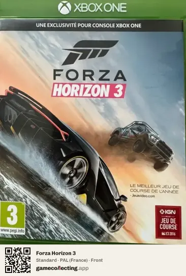 Forza Horizon 3 Xbox One, France box front