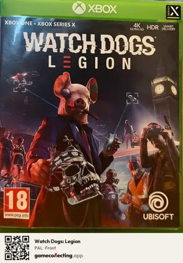 Watch Dogs: Legion Xbox Series X, PAL box front