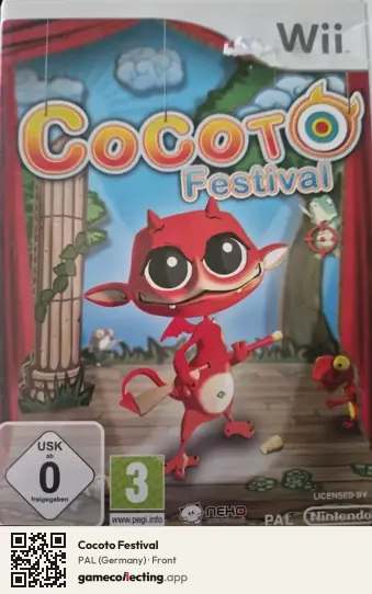 Cocoto Festival Nintendo Wii, Germany box front