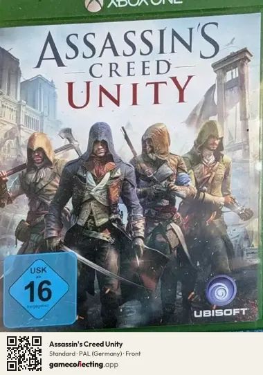 Assassin's Creed Unity Xbox One, Germany box front