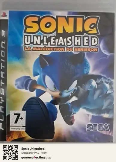 Sonic Unleashed PlayStation 3, PAL box front