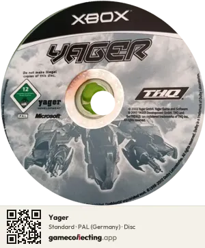 Yager Xbox, PAL disc