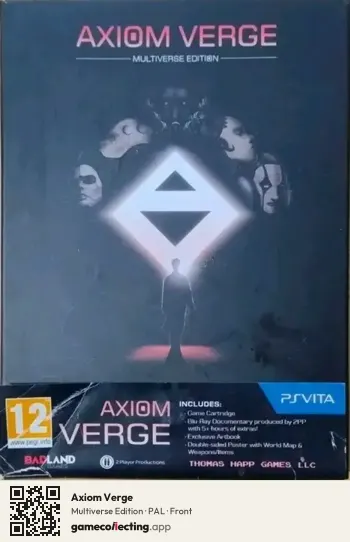 Axiom Verge PlayStation Vita, PAL box front