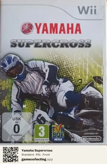Yamaha Supercross Nintendo Wii, PAL box front