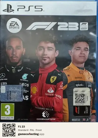 F1 23 PlayStation 5, PAL box front