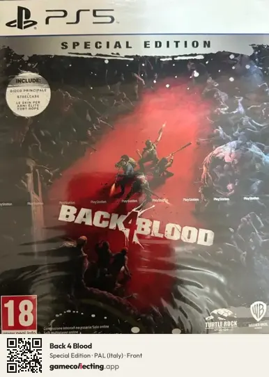 Back 4 Blood PlayStation 5, Italy box front