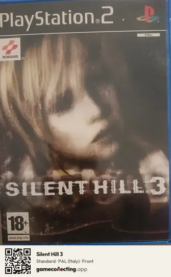 Silent Hill 3 PlayStation 2, Italy box front