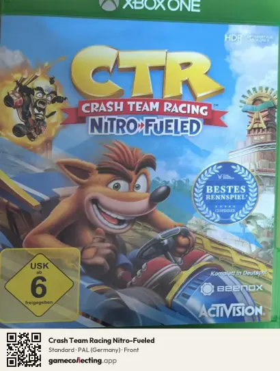 Crash Team Racing Nitro-Fueled Xbox One, Germany box front