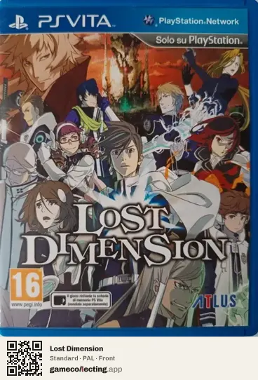 Lost Dimension PlayStation Vita, PAL box front