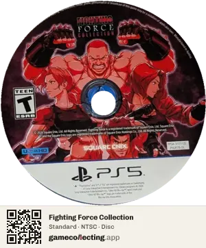 Fighting Force Collection PlayStation 5, NTSC disc