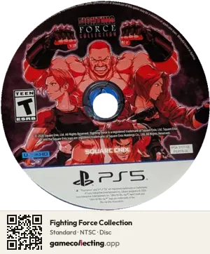 Fighting Force Collection PlayStation 5, NTSC disc
