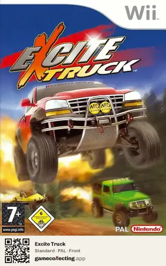 Excite Truck Nintendo Wii, PAL box front