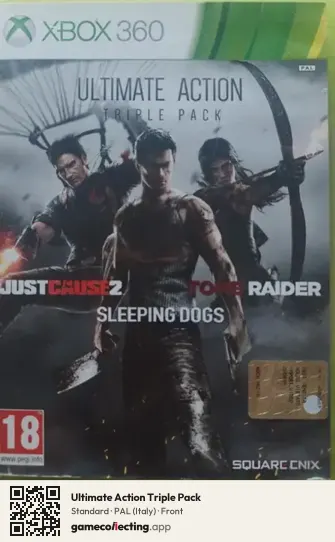 Ultimate Action Triple Pack Xbox 360, Italy box front