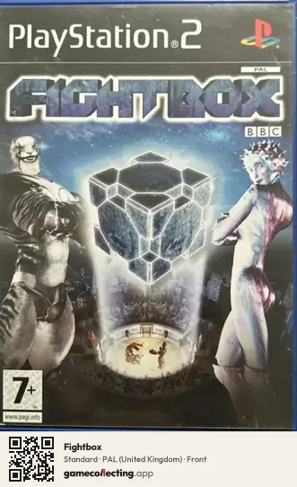 Fightbox PlayStation 2, United Kingdom box front