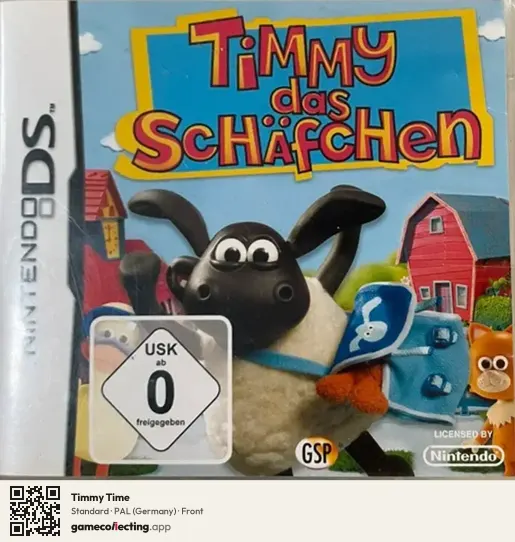 Timmy Time Nintendo DS, Germany box front