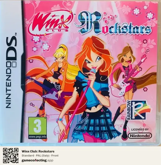 Winx Club: Rockstars Nintendo DS, Italy box front