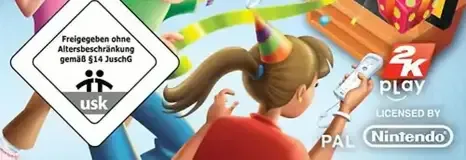 Birthday Party Bash, the USK square on its front