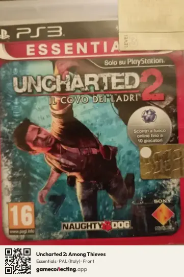 Uncharted 2: Among Thieves PlayStation 3, Italy box front