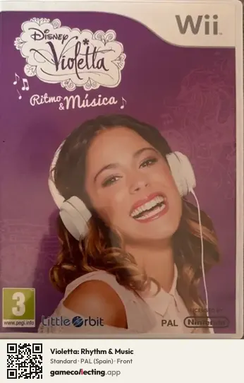 Violetta: Rhythm & Music Nintendo Wii, Spain box front