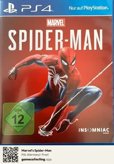 Marvel's Spider-Man PlayStation 4, Germany box front