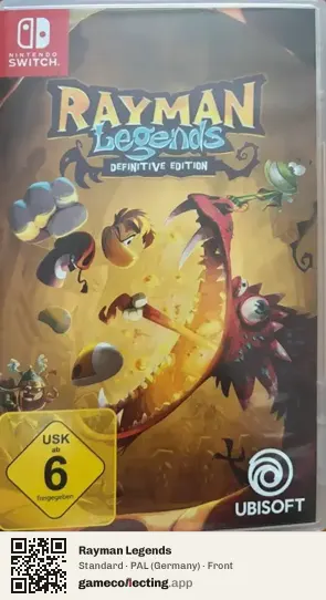 Rayman Legends Nintendo Switch, Germany box front