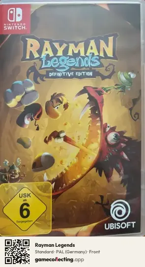 Rayman Legends Nintendo Switch, Germany box front