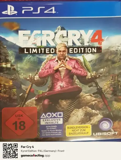 Far Cry 4 PlayStation 4, Germany box front
