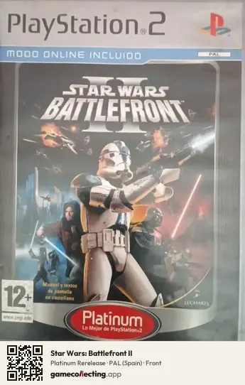 Star Wars: Battlefront II PlayStation 2, Spain box front