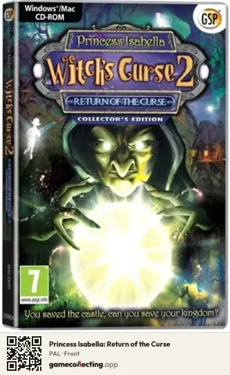 Princess Isabella: Return of the Curse Computer, PAL box front