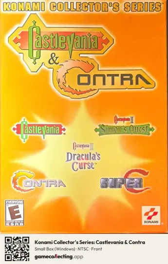 Konami Collector's Series: Castlevania & Contra Computer, NTSC box front