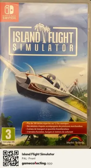 Island Flight Simulator Nintendo Switch, PAL box front