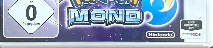 Pokémon Moon, the USK square on its front